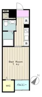 神奈川県相模原市緑区橋本4【マンション】の間取り