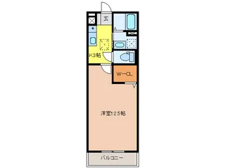 セジュール川崎【1階】の間取り