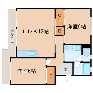 サンシャイン20【1階】の間取り