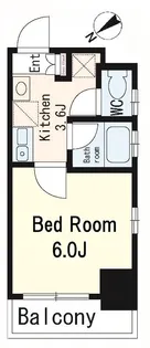 City Creation茅場町【4階】の間取り