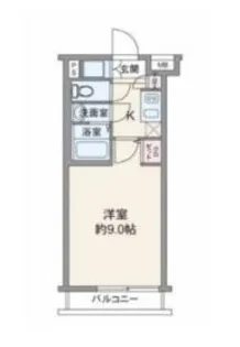 エスペルーモ桜新町【3階】の間取り
