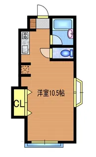 グレーコートむさしの【2階】の間取り