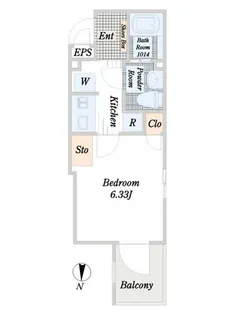 PASEO四谷II【1階】の間取り