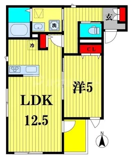 エルフォII【2階】の間取り