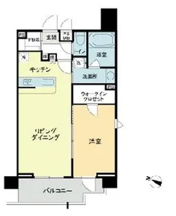 パトリア九段下【14階】の間取り