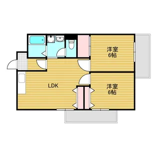 パークサイド三木第2【1階】の間取り