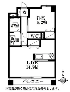 カーサベルデ【4階】の間取り