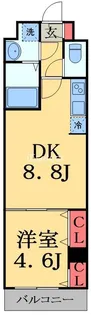 プリファード幕張(マクハリ)【4階】の間取り
