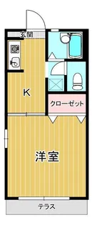 フレアケンゾー【1階】の間取り