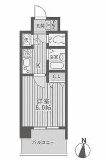 レジディア両国【2階】の間取り