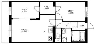 スウィートベル【2階】の間取り