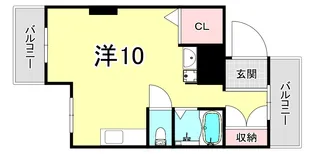 リッツハイツ大町【3階】の間取り
