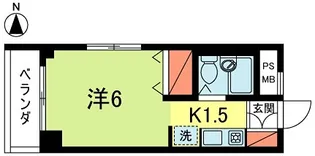 メゾン・ドゥ・ソレイユ【6階】の間取り