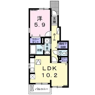 HYT town B【1階】の間取り