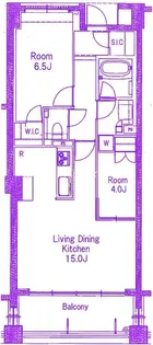 アトラス野毛山【5階】の間取り