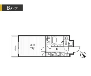 新宿夏目坂コート【1階】の間取り
