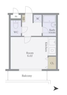 野方ウィズ【3階】の間取り