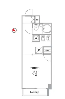 ゾンネンハイム大橋【5階】の間取り