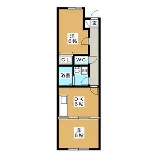 ハイムサンライズ【1階】の間取り
