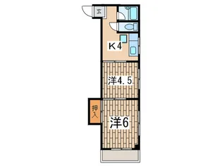 ユニコ-トミネオ【2階】の間取り