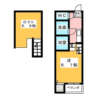ルミエールHS【1階】の間取り