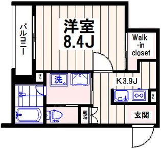 東京都世田谷区等々力5【マンション】の間取り
