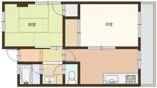 サウスステイツ姫路【3階】の間取り
