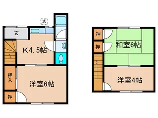 愛知県岩倉市鈴井町立切【一戸建】の間取り