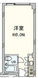 六本木ユニハウス【2階】の間取り