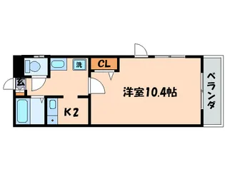ヴィラクサツ【3階】の間取り