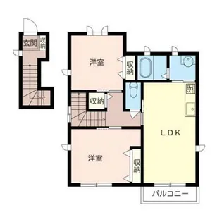 フレシール参番館【2階】の間取り