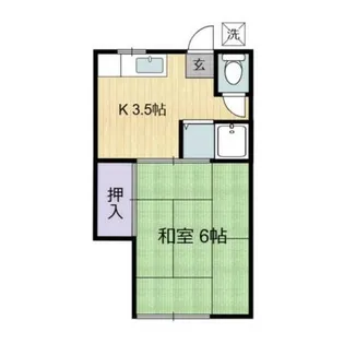 蓑島荘(ミノシマソウ)【2階】の間取り