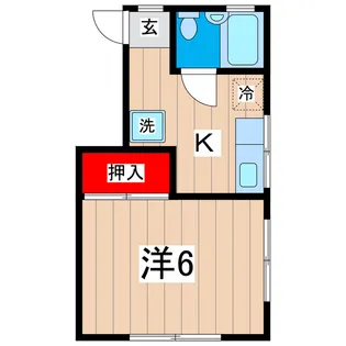 サンハイツ【2階】の間取り