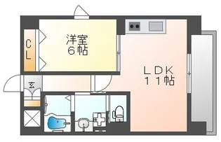 Brilliant Court Kuboi【2階】の間取り