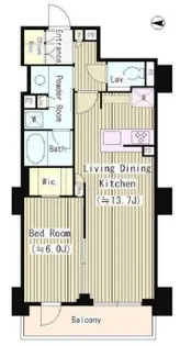 ザ・パークハウス小石川後楽園【3階】の間取り