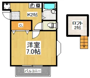 グリーンペア970【1階】の間取り