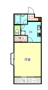 ヴィラ・グリーンヒルズI【2階】の間取り