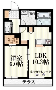 リブレ祖師谷【1階】の間取り