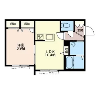 フォーシーズン【2階】の間取り