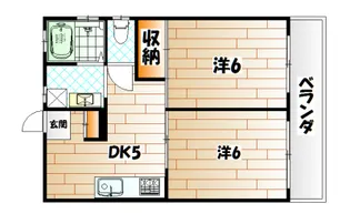 平和ビル【4階】の間取り
