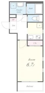 FLレジデンス品川I【3階】の間取り