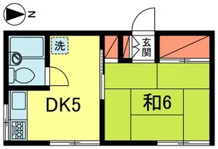 山口荘【2階】の間取り