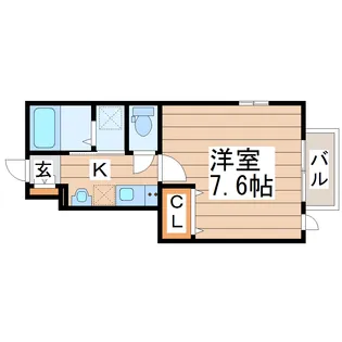 Walker Hill 東照宮【1階】の間取り