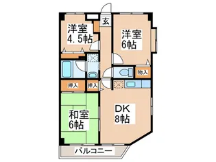 ラバ-ブル昌和【5階】の間取り