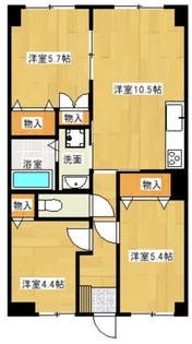 カーサプラティカ【3階】の間取り