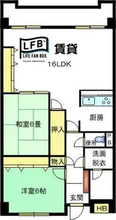プライマリーマンション【7階】の間取り