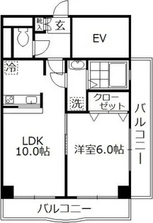 さかえビル【4階】の間取り