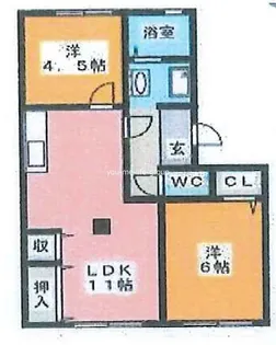 ネオハイツ【2階】の間取り