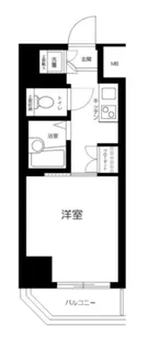 ルーブル神楽坂【5階】の間取り