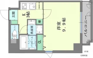 Sunflower【9階】の間取り